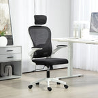 Ergonomic Mesh Office Chair with Headrest, Lumbar Support, Black — main product view