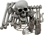 28PCS Bag of Bones Human Skull Skeleton Halloween Scary Pirate Party Decoration — alternate product view 5