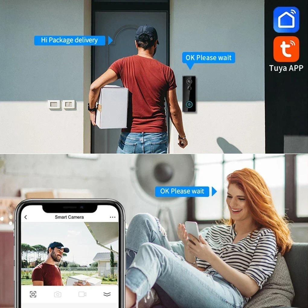 Safe Doorbell Camera Wireless, Smarter Way to Protect Your Home, Wireless WiFi — alternate product view 4