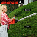 Brushless Cordless Hedge Trimmer Tree Branch Cutter Tool with 2Battery & Charger — alternate product view 11