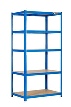5 Tier Blue Metal Garage Shelving Unit 1000kg 180 x 90 x 60cm — alternate product view 4