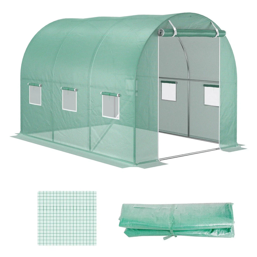 3 x 2 x 2m Greenhouse Replacement Cover ONLY for Tunnel Greenhouse — alternate product view 5
