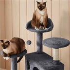 Cat Tree Cat Tower Cat Condo with Scratching Posts & Ladder for Cats Kittens — alternate product view 6