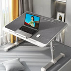 Folding Laptop Table Bed Tray Sofa Lap Desk Note book Stand Adjustable Height UK — alternate product view 3