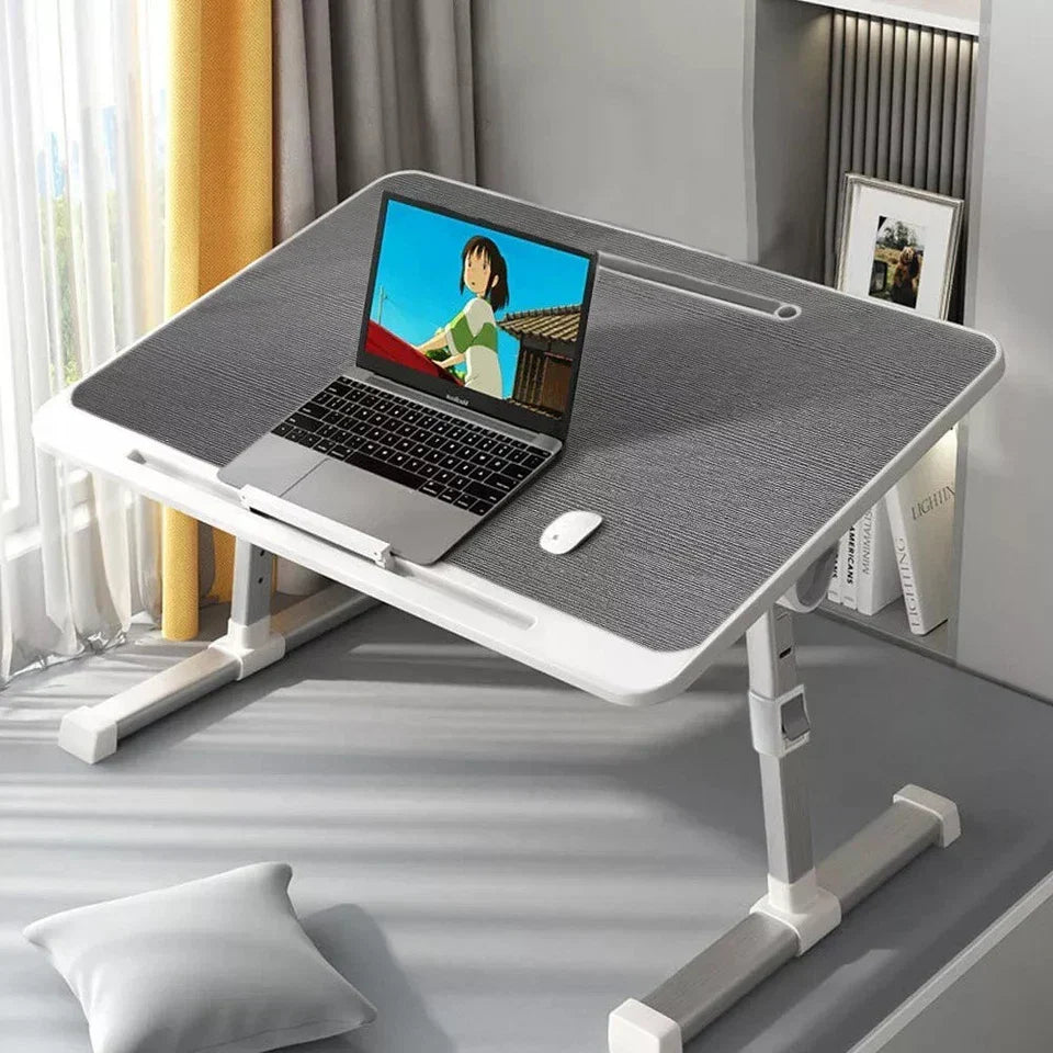 Folding Laptop Table Bed Tray Sofa Lap Desk Note book Stand Adjustable Height UK — alternate product view 3