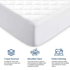 Extra Deep Quilted Waterproof Mattress Protector Fitted Bed Cover — alternate product view 5