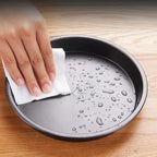 3Pcs Non-Stick Pizza Pan Carbon Steel Pizza Oven Tray Shallow Round Pizza Plate — alternate product view 6