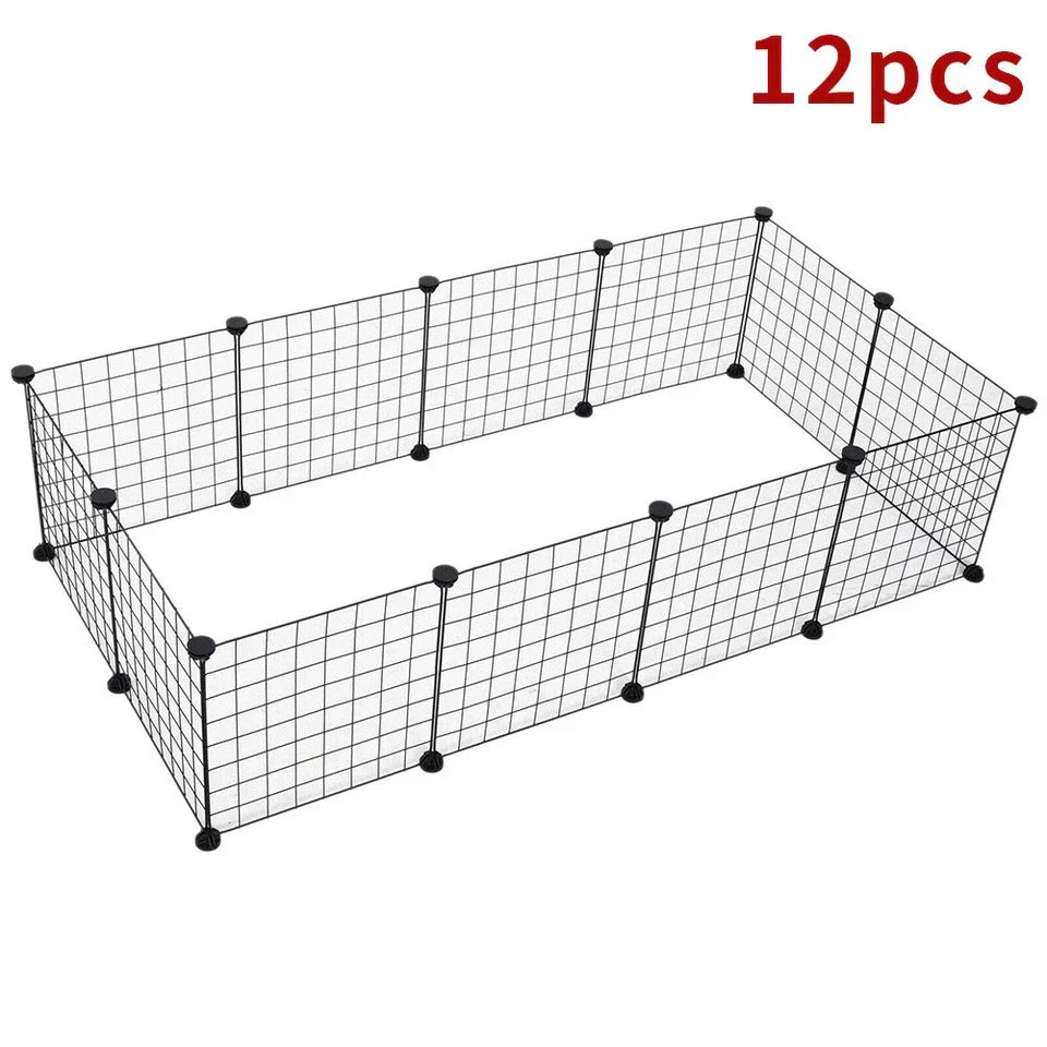 12 Panel Pet Playpen Metal Puppy Dog Small Animals Cage Run Fence Indoor Outdoor — alternate product view 5