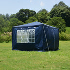 3x3m Waterproof Garden Outdoor PE Gazebo Marquee Canopy Party Tent — alternate product view 10