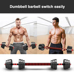 30kg Dumbbells Barbell Set with Connecting Rod — alternate product view 9