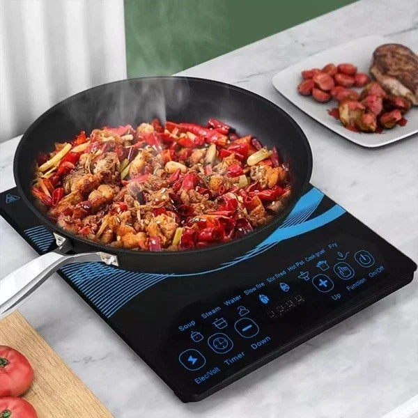 2200W Electric Induction Hob Portable Digital Touch Single Cooker Hot Plate Tool — alternate product view 2
