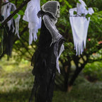 2PCS 80Cm Halloween Hanging Ghost Skeleton Decorations Prop Spooky Horror Scary — alternate product view 2