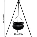 Halloween Decor Outdoor Large Witches Cauldron on Tripod with Light Yard Decor — alternate product view 7