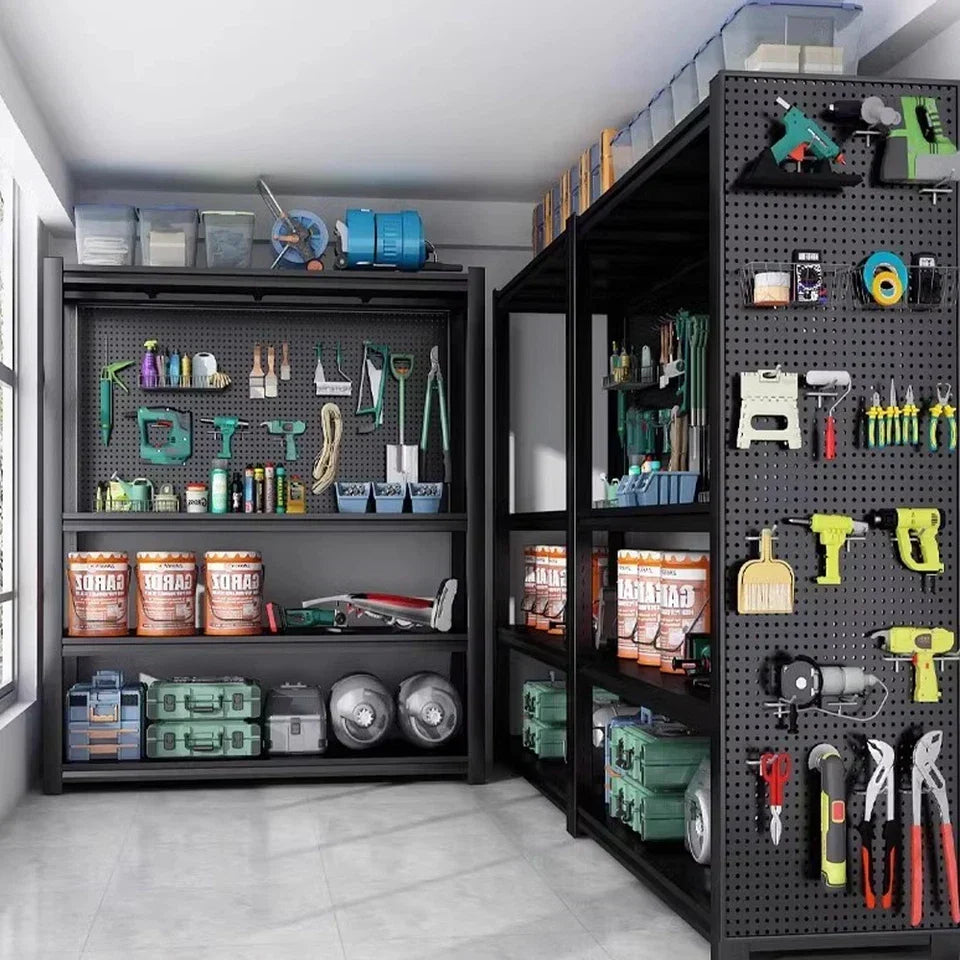 5 Tier Boltless Garage Storage Shelving Steel Racking Galvanised 198x100x50cm UK — alternate product view 7