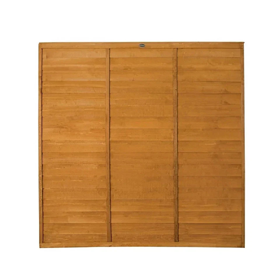 Dip Treated Overlap Fence Panel - (6 x 6ft / 6 x 5ft /6 x 4ft / 6 x 3ft) — alternate product view 8