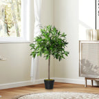 Pair Of 90cm/3FT Artificial Bay Laurel Topiary Trees w/Pot Fake Plant — alternate product view 5
