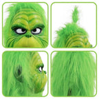 The Grinch Latex Mask Adults Costume Cosplay Christmas Fancy Dress Outfits — alternate product view 7