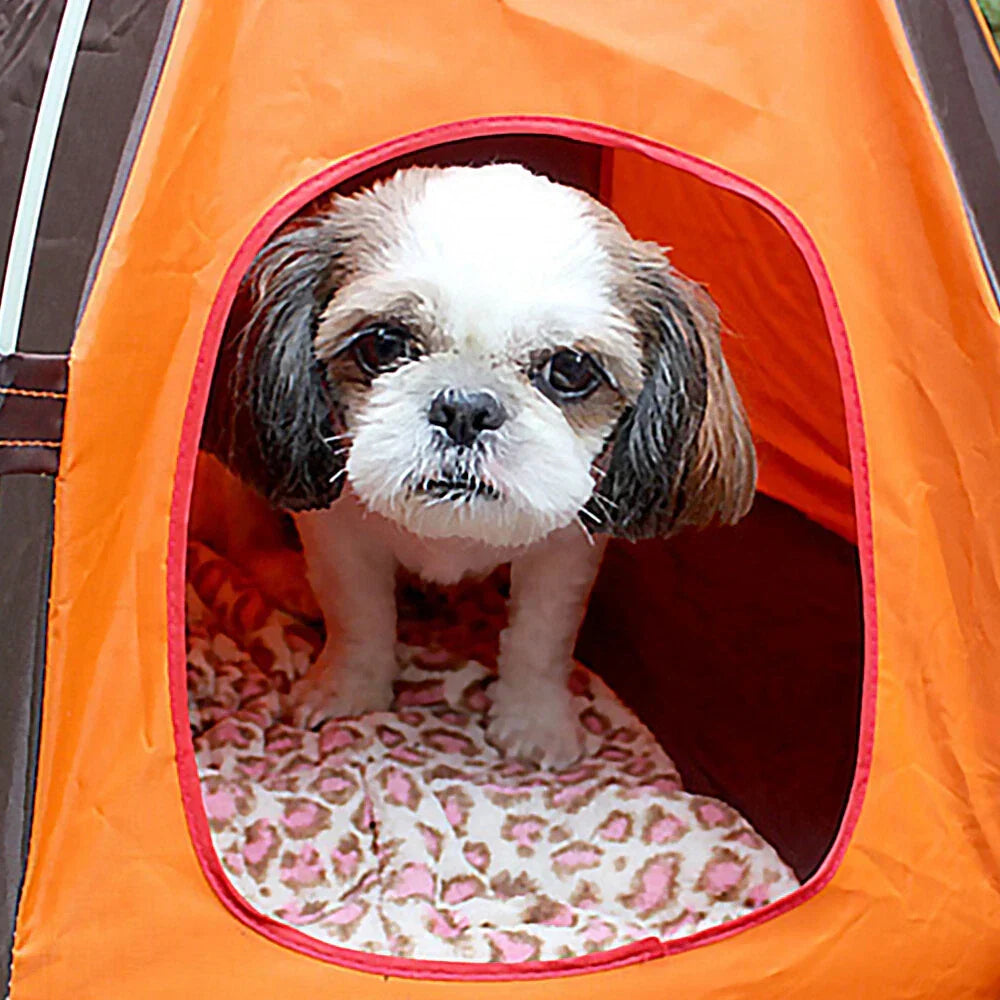 Sun-block Pet Tent Waterproof Tent Foldable Breathable Breathable Pet Shelter — alternate product view 5