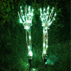 Large Ground Breaking Skeleton with Light Up Eyes Halloween Decoration Prop — alternate product view 10