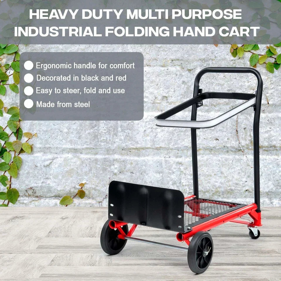 Sack Truck Trolley Heavy Duty Multi Purpose Industrial Folding Hand Cart — alternate product view 9