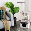 Cat Tree Scratching Tower House Activity Center Post Climbing Hammock — alternate product view 2