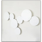 Modern White Metal Circle Round Led Wall Light 7W / 10W — alternate product view 7