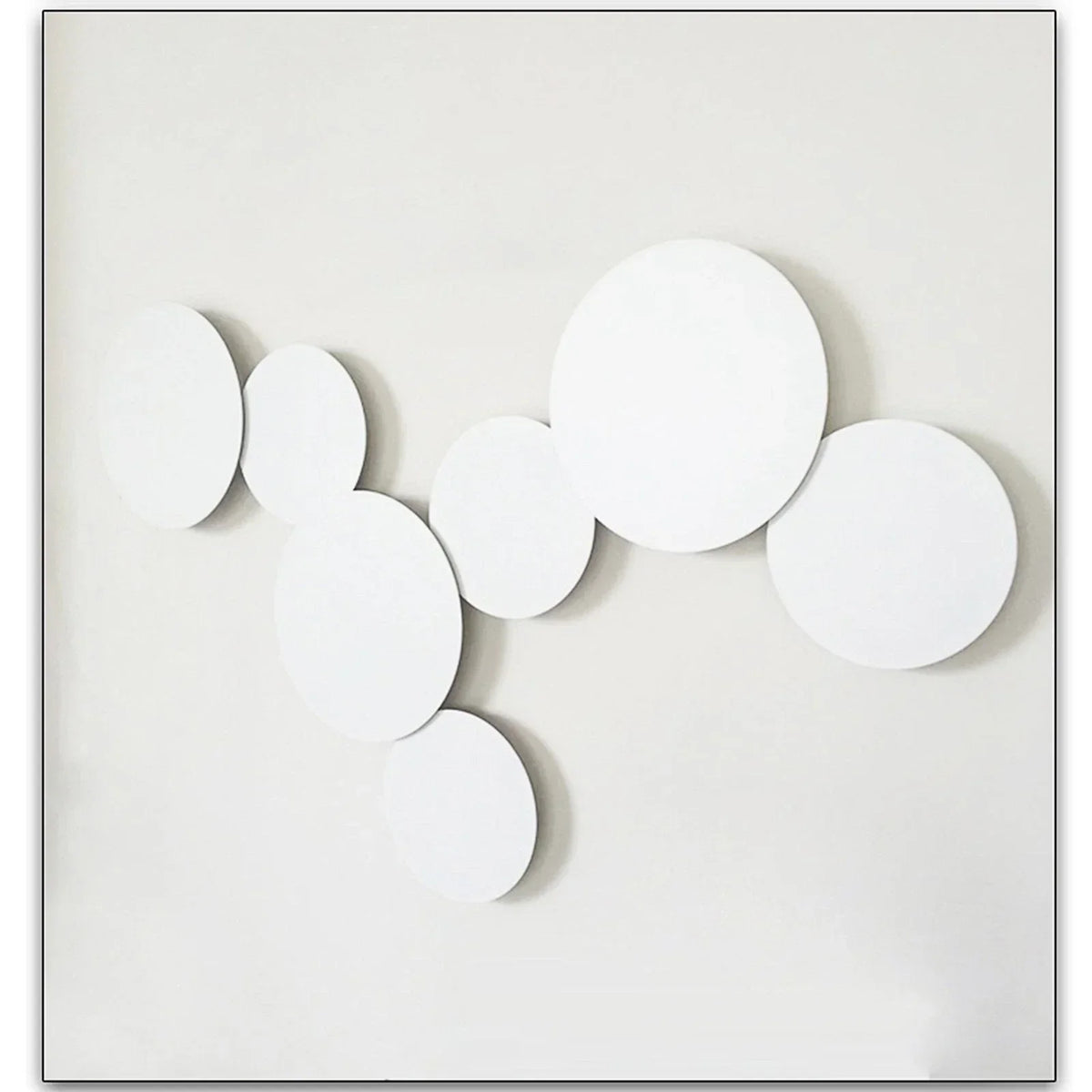Modern White Metal Circle Round Led Wall Light 7W / 10W — alternate product view 7