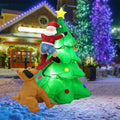 Christmas Inflatable Santa Snowman Christmas Tree Outdoor Decor — alternate product view 2