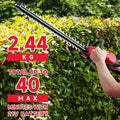 Electric Cordless Hedge Trimmer Tree Branch Cutter Tool with Battery & Charger — alternate product view 2