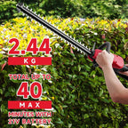 Electric Cordless Hedge Trimmer Tree Branch Cutter Tool with Battery & Charger — alternate product view 2