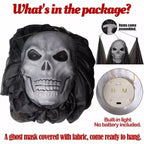 Hanging Ghost Skeleton Halloween Decor Spooky Outdoor Garden Decoration Props — alternate product view 6