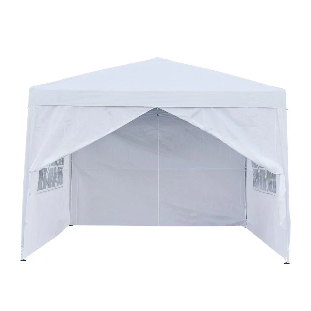 3x3M Heavy Duty Gazebo Marquee Popup Water- proof Garden Party Tent 4 WallSides — alternate product view 15