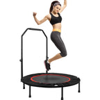 48in Foldable Fitness Trampoline Rebounder Indoor/Outdoor Body Exercise — alternate product view 2