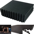 Yoga Tiles Mat Gym Thick Flooring Interlocking Floor Mats Soft Foam 60x60cm — alternate product view 2