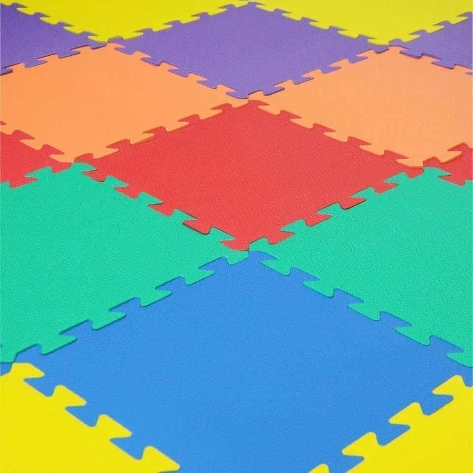 Large Eva Foam Mat Soft Floor Tiles Interlocking Play Kids Baby Mats Gym 30x30cm — alternate product view 4