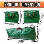 Set Of 3 Green Christmas Tree Storage Bag — alternate product view 4