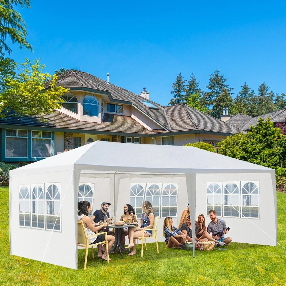 3x6M Gazebo Marquee Party Tent With Sides Waterproof Garden Patio Outdoor Canopy — alternate product view 2