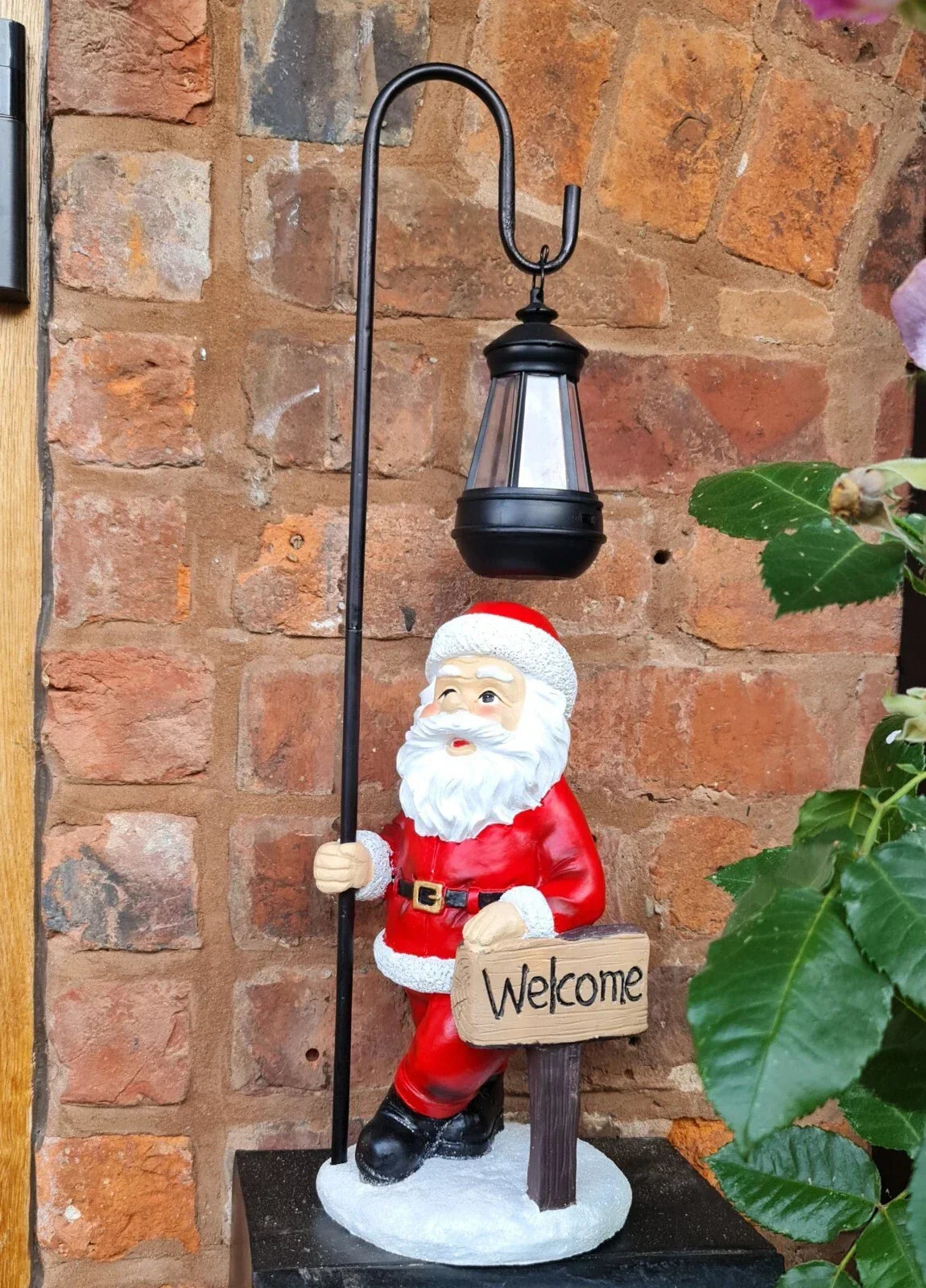Garden Ornaments Solar Christmas Santa Claus decoration Outdoor Lantern — alternate product view 3