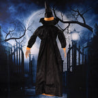 Halloween Hanging Witch Horror Witch with Red Eyes Prop Lighted Scream Witch — alternate product view 6