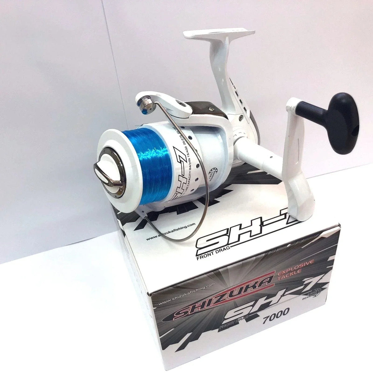 Shizuka Sk7 70 Sea Large Lineaeffe Fishing Beach Pier Reel With Line White — alternate product view 3