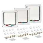 4 way Pet Door Locking Large Extra Large Dog Cat Flap Magnetic Door Frame — alternate product view 11
