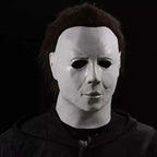 Halloween Cosplay Costume Michael Myers Mask Latex Full Head Killer Scary Prop — alternate product view 2