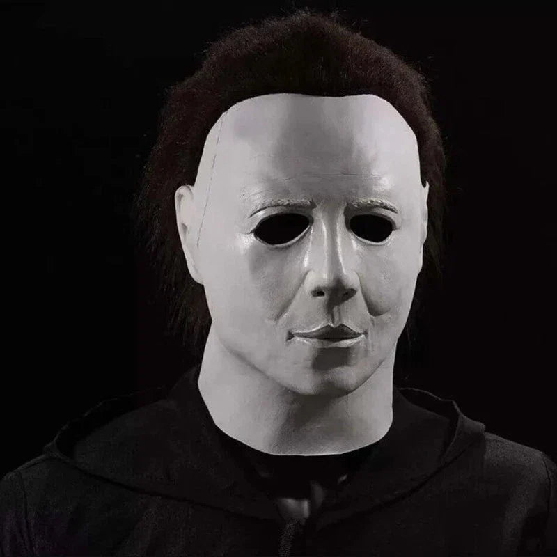 Halloween Cosplay Costume Michael Myers Mask Latex Full Head Killer Scary Prop — alternate product view 2