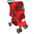 Pet Stroller Dog Cat Puppy Pram Pushchair Travel Cart Jogging Buggy Carrier — alternate product view 7