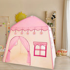 Kid Tent with Lights - Kids Play Tents Tents Pink Girls Toy House Gift — alternate product view 5