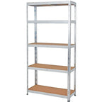 5 Tier Racking Shelf Heavy Duty Garage Shelving Storage Shelves 180x90x30cm — alternate product view 4