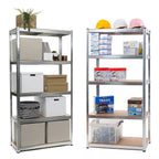 5 Tiers Shelving Units Warehouse Racking Shelf Steel Garage Unit 180x100x40CM — alternate product view 11