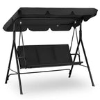 Garden Hammock Swing Chair 3 Seater Bench Canopy Patio Cushion Outdoor Strattore — alternate product view 7
