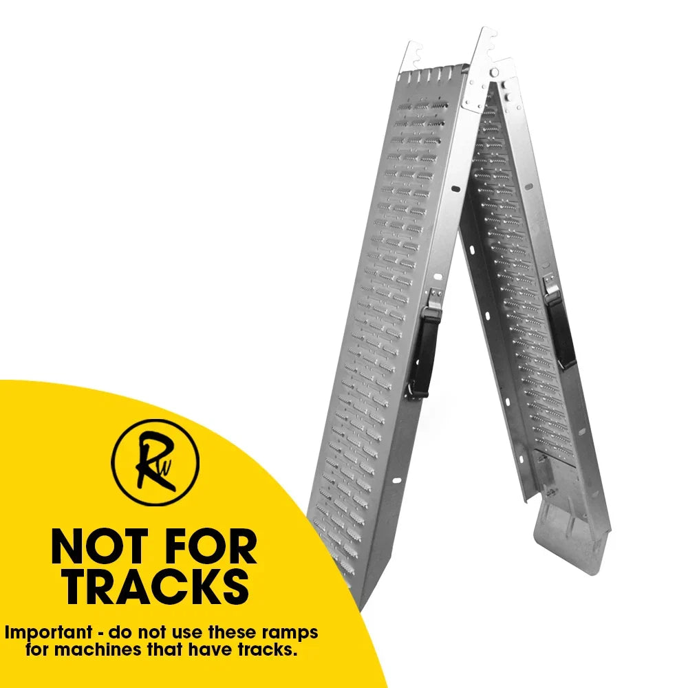 Ramp Folding Steel Loading x1 200KG 1.8 Metre Trailer Motorbike Motorcycle — alternate product view 4