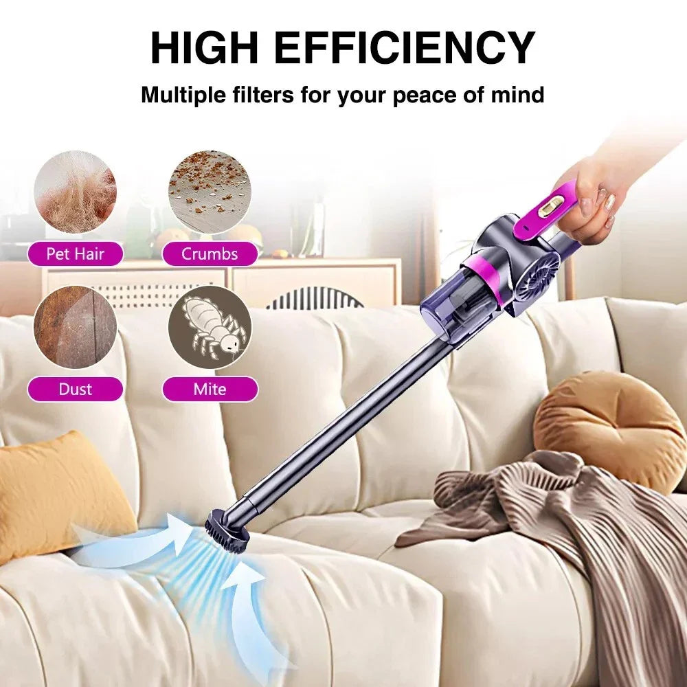 4 in 1 Stick Handheld Vacuum Cordless Vacuum Cleaner For Carpet Floor Pet Hair — alternate product view 3